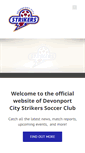 Mobile Screenshot of devonportstrikers.com.au